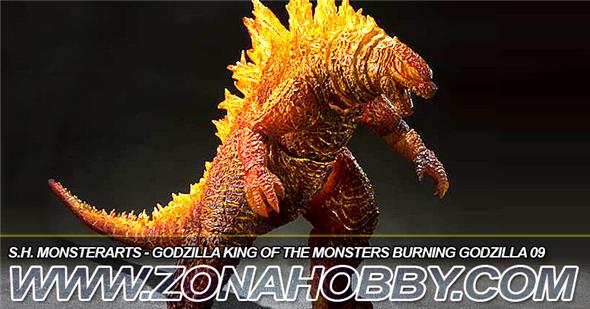 S.H. MONSTERARTS - GODZILLA KING OF THE MONSTERS BURNING GODZILLA (2019)
