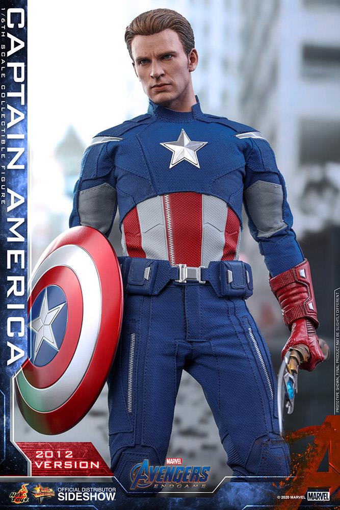 1/6 HOT TOYS - AVENGERS ENDGAME - CAPTAIN AMERICA 2012