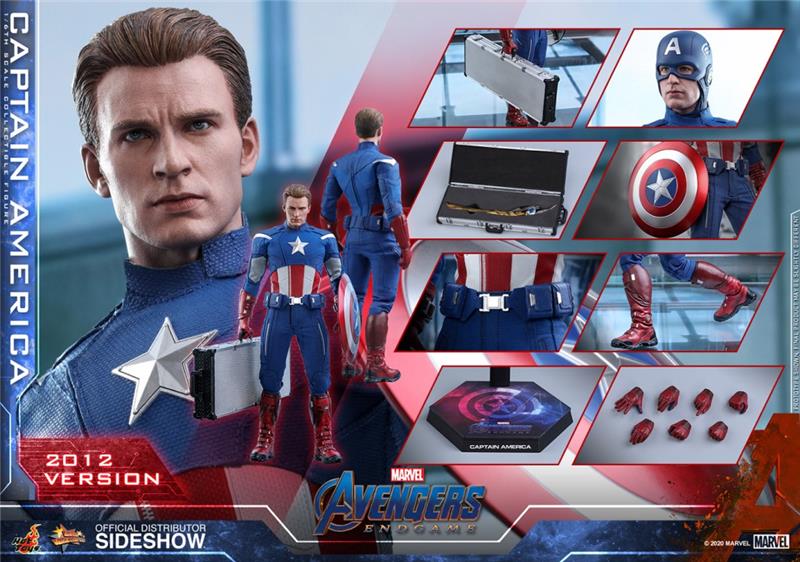 1/6 HOT TOYS - AVENGERS ENDGAME - CAPTAIN AMERICA 2012