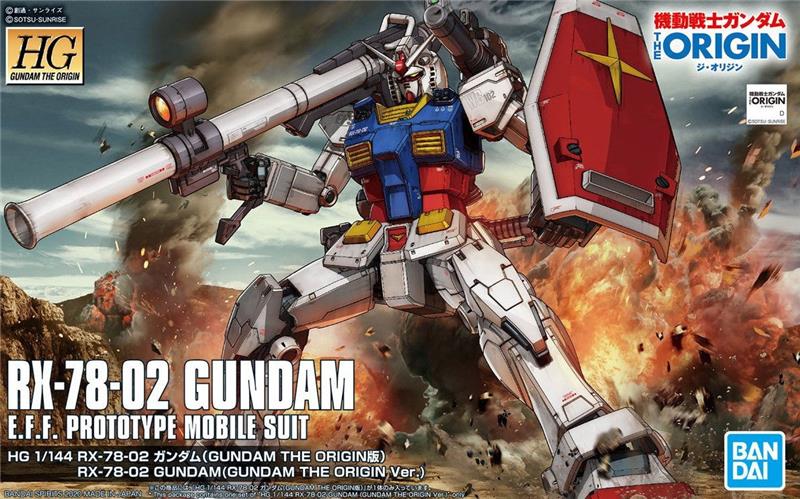 1/144 HG GUNDAM THE ORIGIN RX-78-02