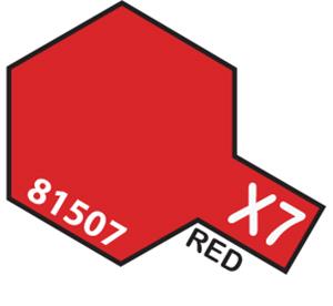 TAMIYA 81507 MINI 10ML X-7 RED