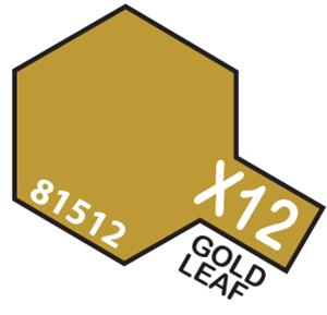 TAMIYA 81512 MINI 10ML X-12 GOLD LEAF