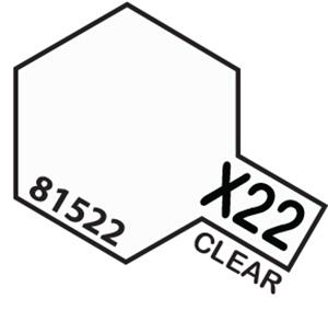 TAMIYA 81522 MINI 10ML X-22 CLEAR