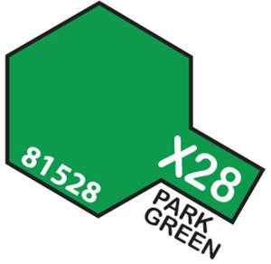 TAMIYA 81528 MINI 10ML X-28 PARK GREEN