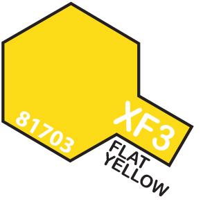 TAMIYA 81703 MINI 10ML XF-3 FLAT YELLOW