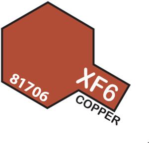 TAMIYA 81706 MINI 10ML XF-6 COPPER