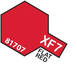 TAMIYA 81707 MINI 10ML XF-7 FLAT RED