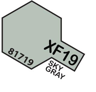TAMIYA 81719 MINI 10ML XF-19 SKY GREY