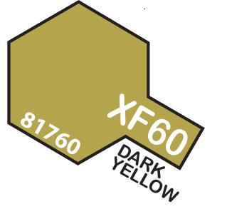 TAMIYA 81760 MINI 10ML XF-60 DARK YELLOW