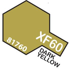 TAMIYA 81760 MINI 10ML XF-60 DARK YELLOW