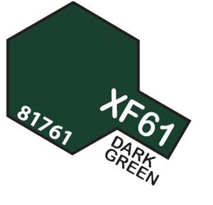 TAMIYA 81761 MINI 10ML XF-61 DARK GREEN