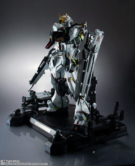 METAL STRUCTURE RX-93 NU GUNDAM +  OPTION PARTS FIN FUNNEL
