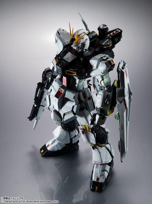 METAL STRUCTURE RX-93 NU GUNDAM +  OPTION PARTS FIN FUNNEL
