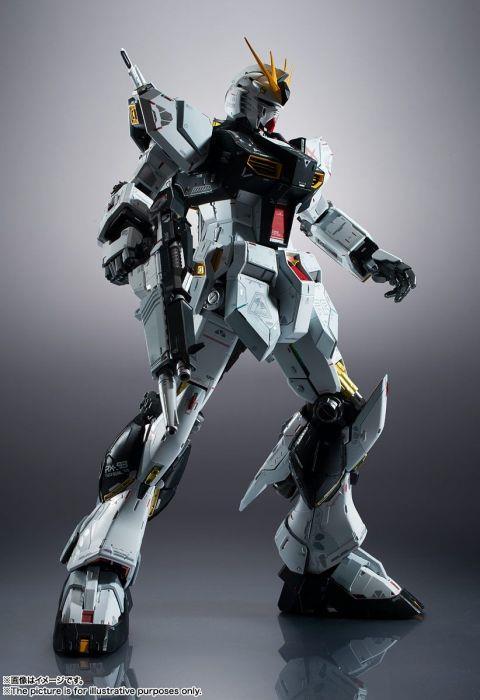 METAL STRUCTURE RX-93 NU GUNDAM +  OPTION PARTS FIN FUNNEL