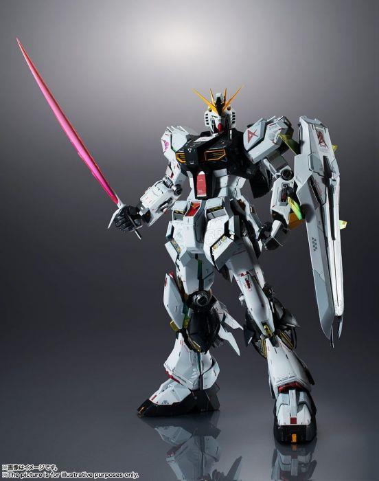 METAL STRUCTURE RX-93 NU GUNDAM +  OPTION PARTS FIN FUNNEL