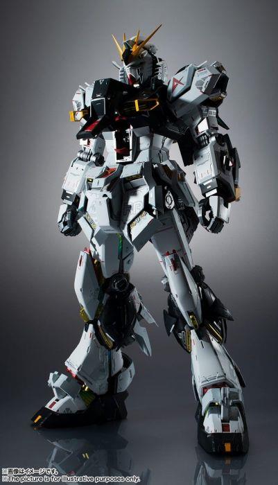 METAL STRUCTURE RX-93 NU GUNDAM +  OPTION PARTS FIN FUNNEL