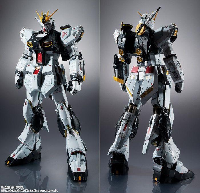 METAL STRUCTURE RX-93 NU GUNDAM +  OPTION PARTS FIN FUNNEL