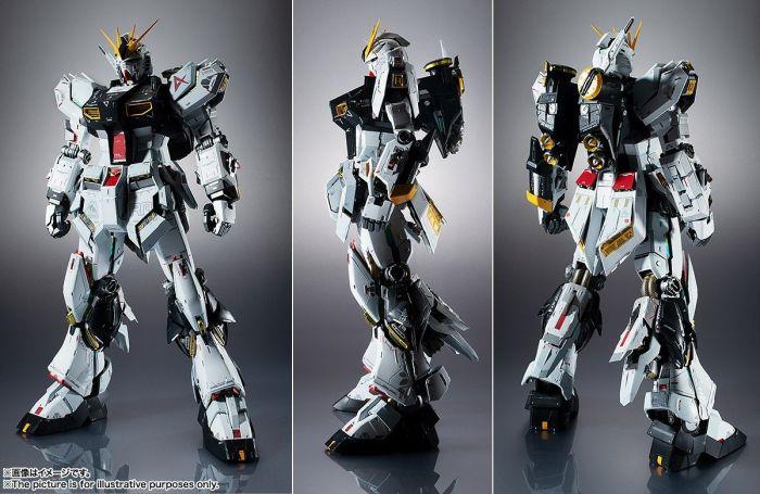 METAL STRUCTURE RX-93 NU GUNDAM +  OPTION PARTS FIN FUNNEL