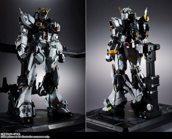 METAL STRUCTURE RX-93 NU GUNDAM +  OPTION PARTS FIN FUNNEL