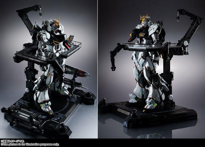 METAL STRUCTURE RX-93 NU GUNDAM +  OPTION PARTS FIN FUNNEL