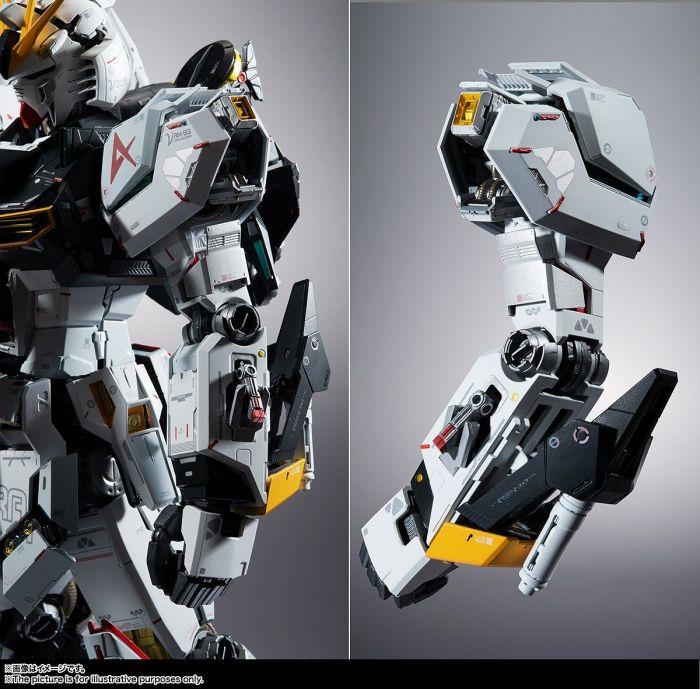 METAL STRUCTURE RX-93 NU GUNDAM +  OPTION PARTS FIN FUNNEL