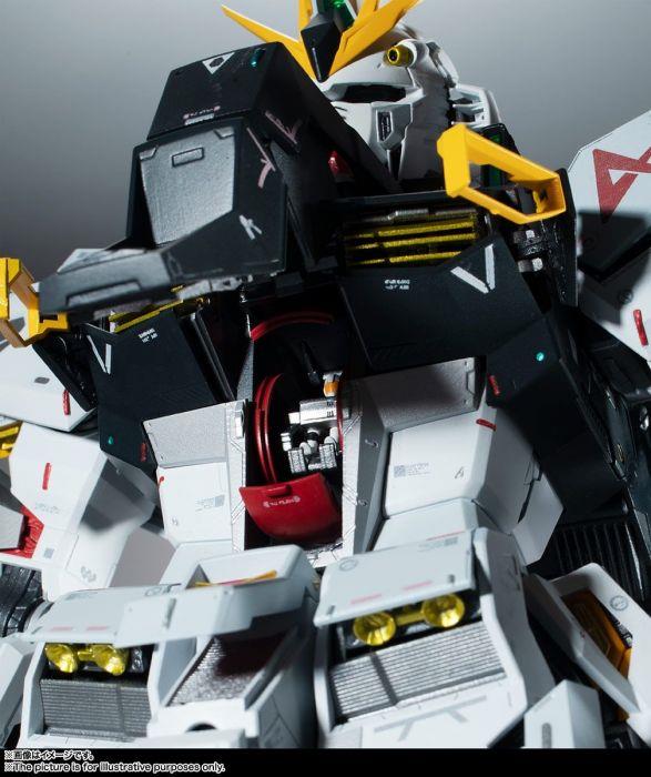 METAL STRUCTURE RX-93 NU GUNDAM +  OPTION PARTS FIN FUNNEL