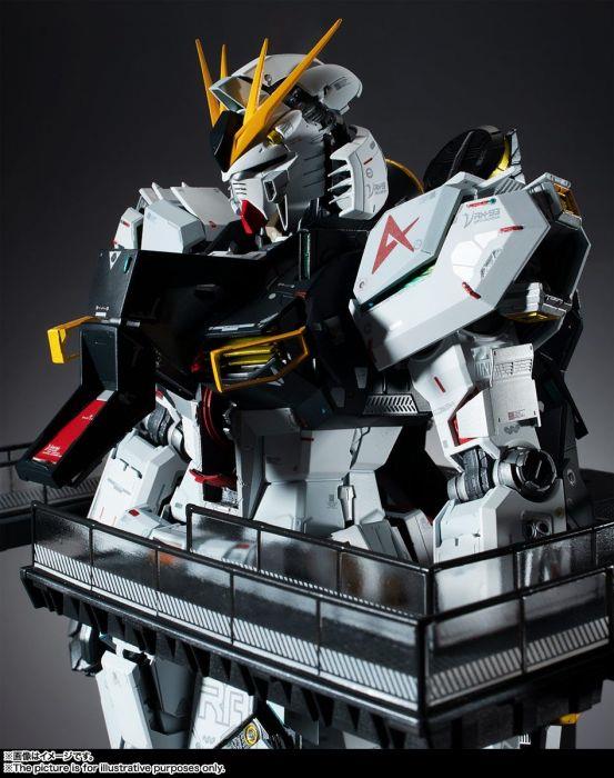 METAL STRUCTURE RX-93 NU GUNDAM +  OPTION PARTS FIN FUNNEL