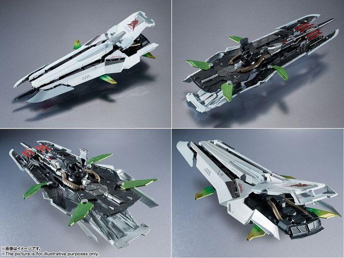 METAL STRUCTURE RX-93 NU GUNDAM +  OPTION PARTS FIN FUNNEL