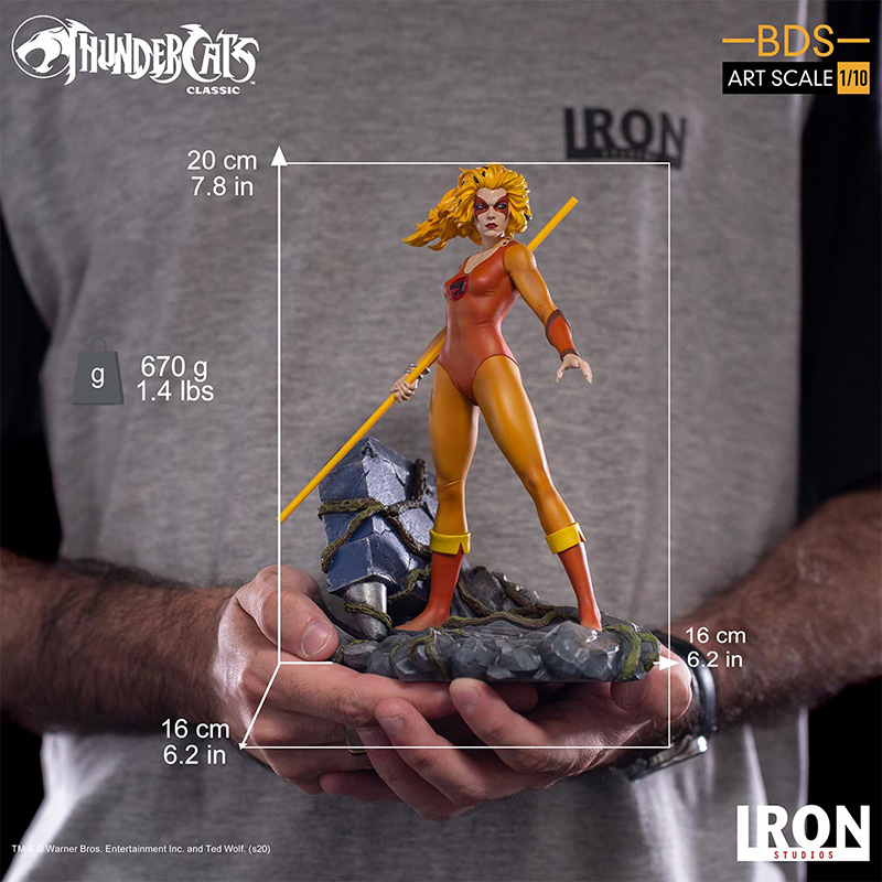 1/10 IRON STUDIOS - THUNDERCATS CHEETARA ART STATUE