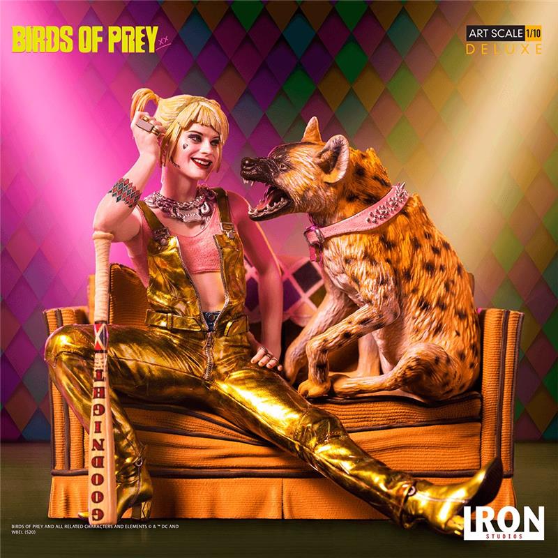 1/10 IRON STUDIOS - BIRDS OF PREY HARLEY QUINN & BRUCE STATUE