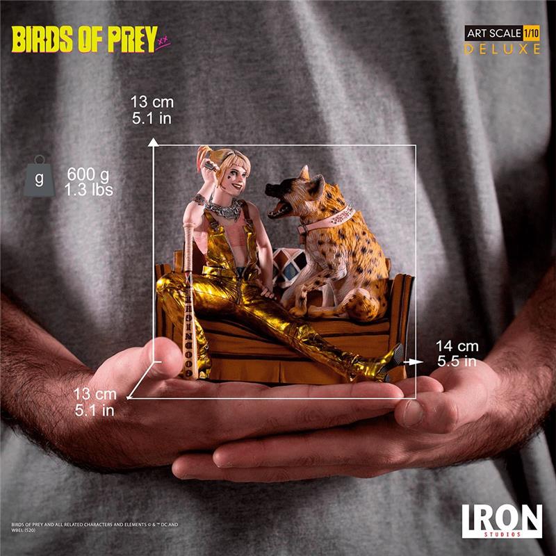 1/10 IRON STUDIOS - BIRDS OF PREY HARLEY QUINN & BRUCE STATUE