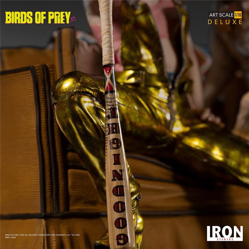 1/10 IRON STUDIOS - BIRDS OF PREY HARLEY QUINN & BRUCE STATUE