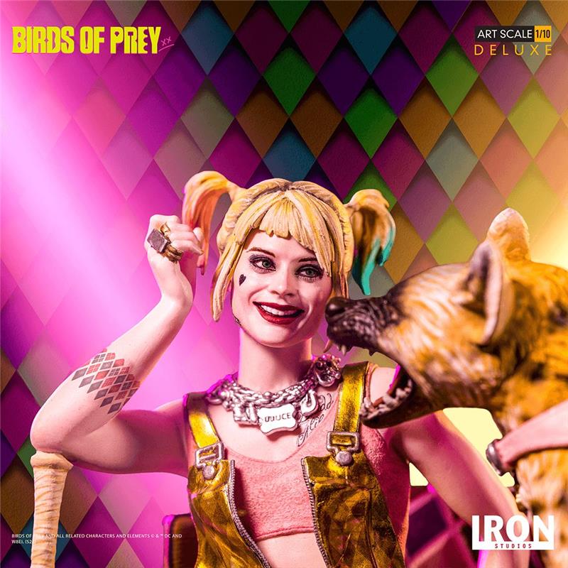 1/10 IRON STUDIOS - BIRDS OF PREY HARLEY QUINN & BRUCE STATUE