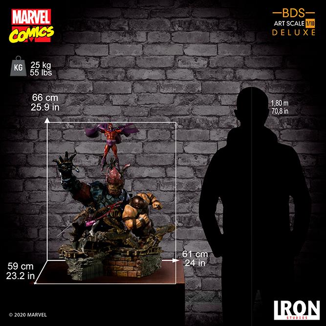1/10 IRON STUDIOS - X-MEN VS SENTINEL #2 ART DIORAM DLX
