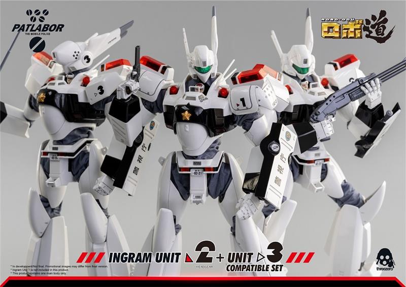 1/35 THREEZERO - PATLABOR ROBO DOU INGRAM UNIT 2 3 SET