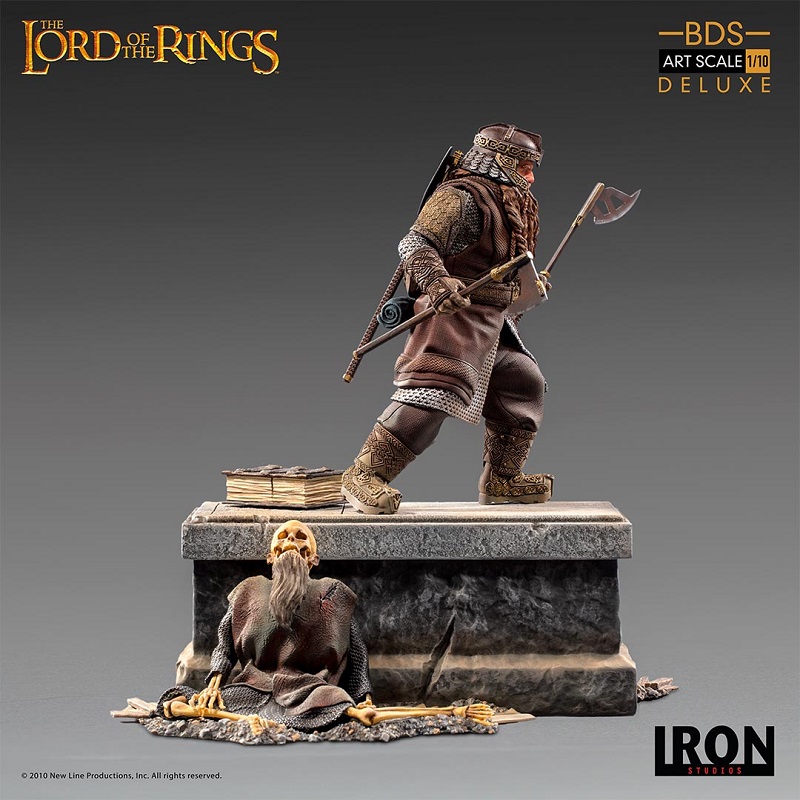 1/10 IRON STUDIOS - LORD OF THE RINGS GIMLI ART STATUE