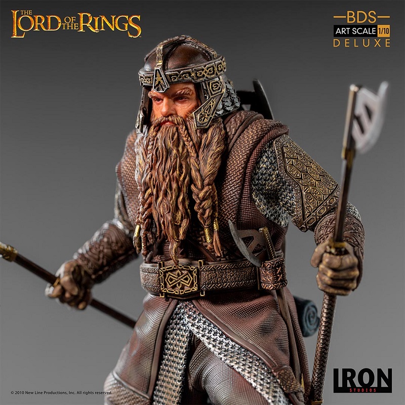 1/10 IRON STUDIOS - LORD OF THE RINGS GIMLI ART STATUE