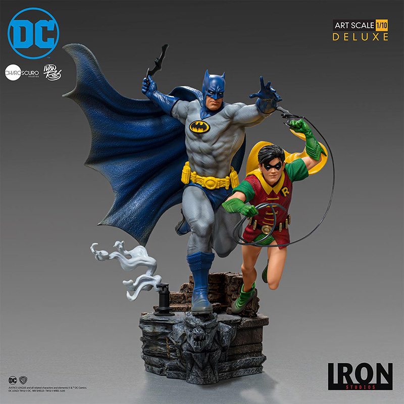 1/10 IRON STUDIOS - BATMAN E ROBIN BY IVAN REIS DELUXE