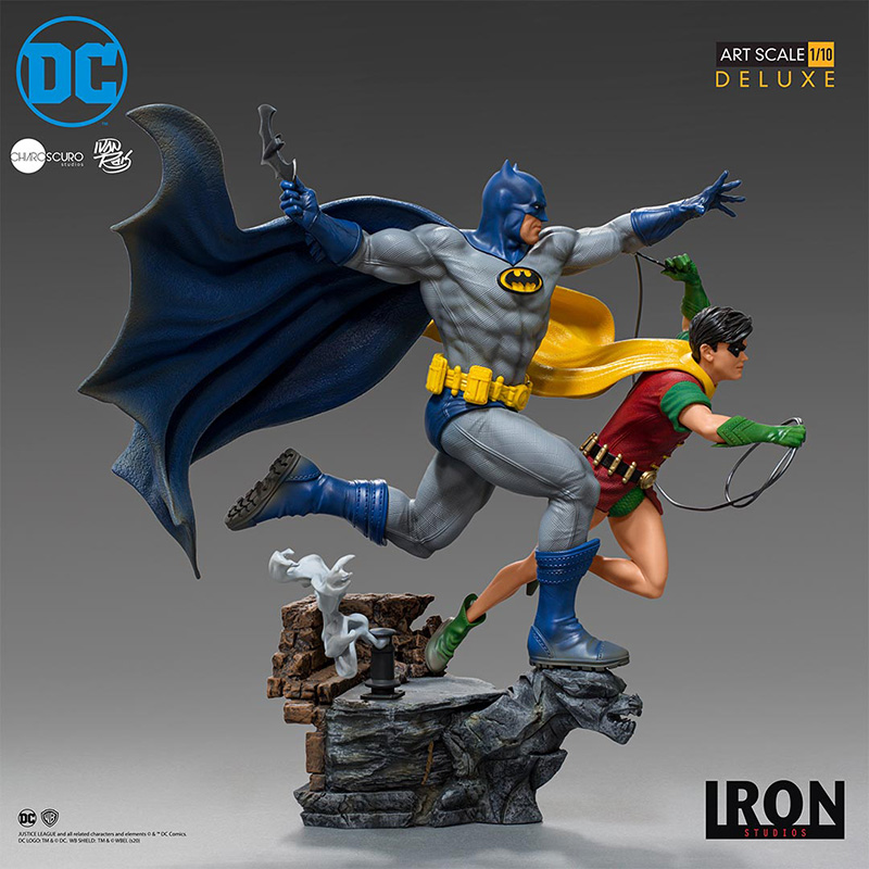 1/10 IRON STUDIOS - BATMAN E ROBIN BY IVAN REIS DELUXE