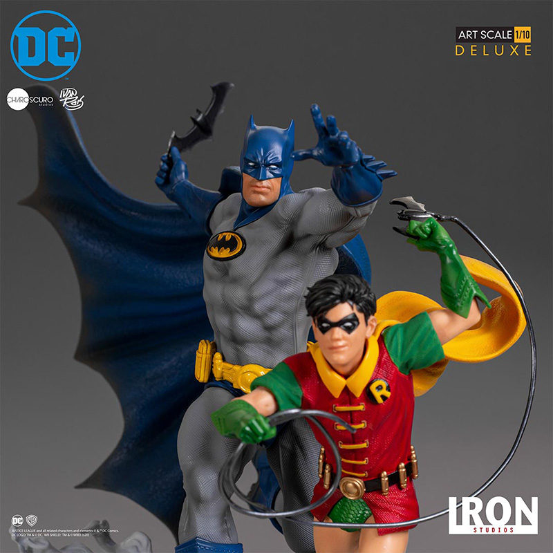 1/10 IRON STUDIOS - BATMAN E ROBIN BY IVAN REIS DELUXE