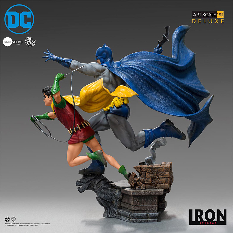 1/10 IRON STUDIOS - BATMAN E ROBIN BY IVAN REIS DELUXE
