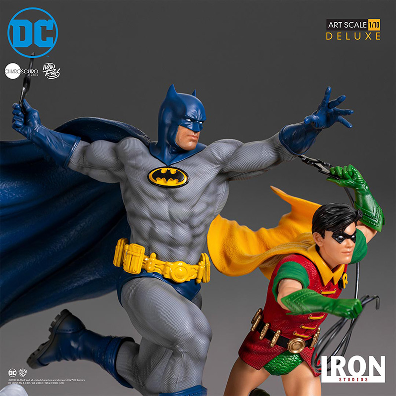 1/10 IRON STUDIOS - BATMAN E ROBIN BY IVAN REIS DELUXE