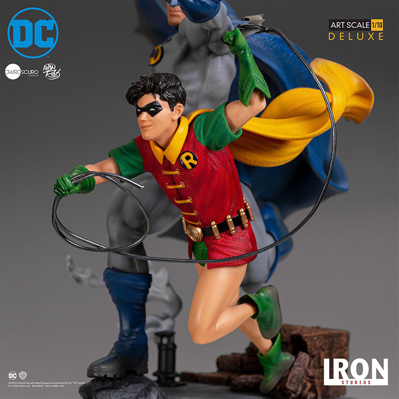 1/10 IRON STUDIOS - BATMAN E ROBIN BY IVAN REIS DELUXE