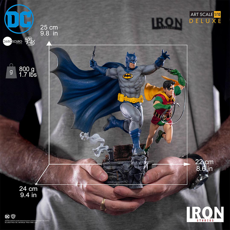 1/10 IRON STUDIOS - BATMAN E ROBIN BY IVAN REIS DELUXE