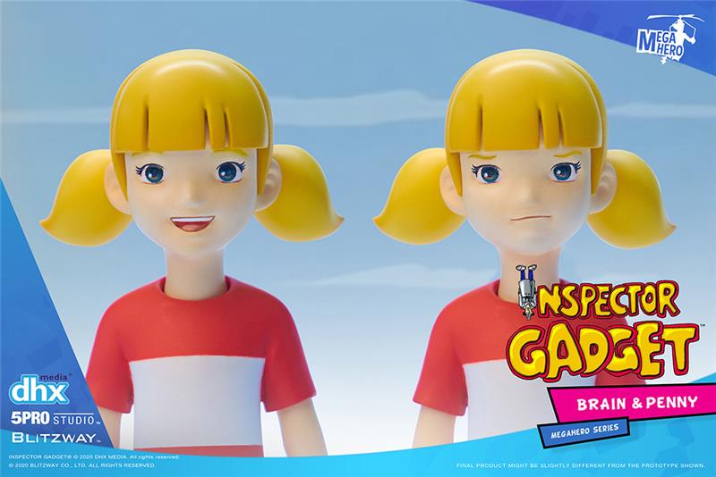 1/12 INSPECTOR GADGET BRAIN & PENNY ANIME