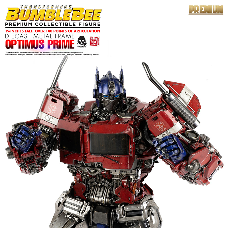 PREMIUM COLLECTIBLE - TRANSFORMERS BUMBLEBEE OPTIMUS PRIME