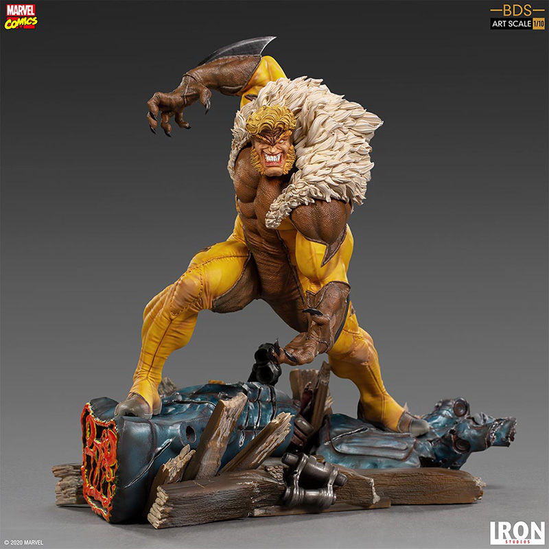 1/10 IRON STUDIOS - X-MEN SABRETOOTH ART STATUE