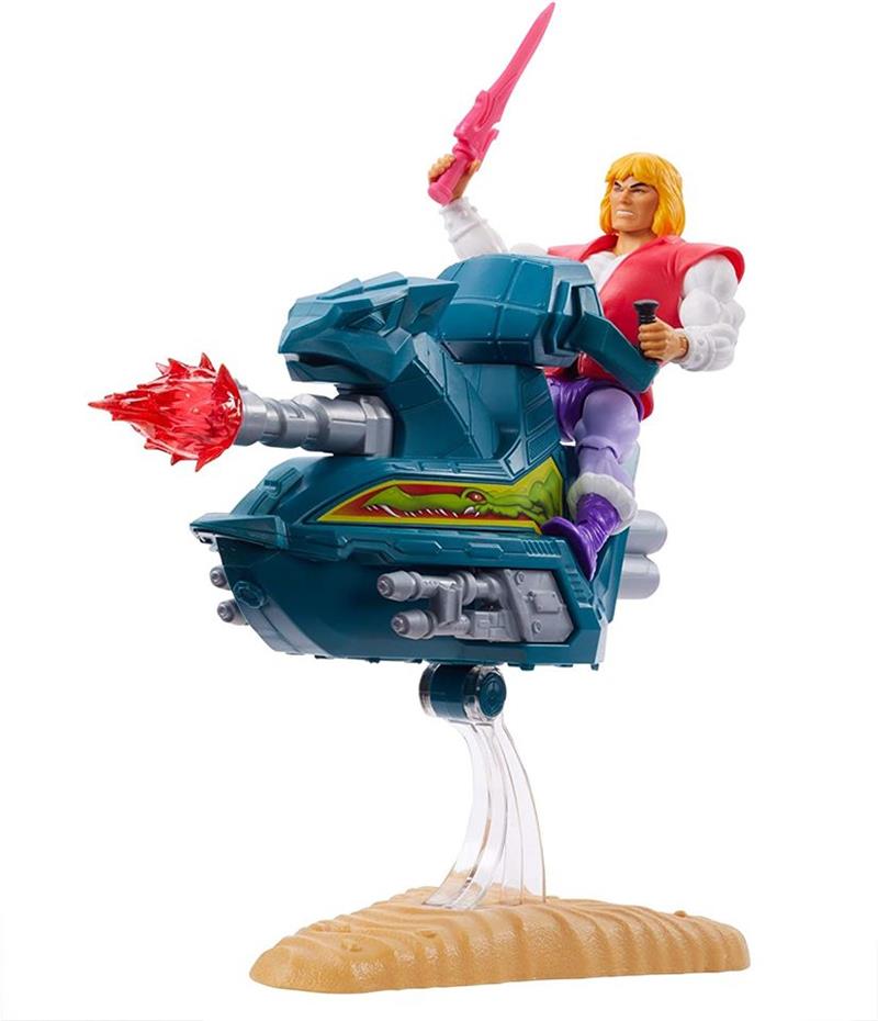MASTERS OF THE UNIVERSE ORIGINS PRINCE ADAM WITH SKY SLED