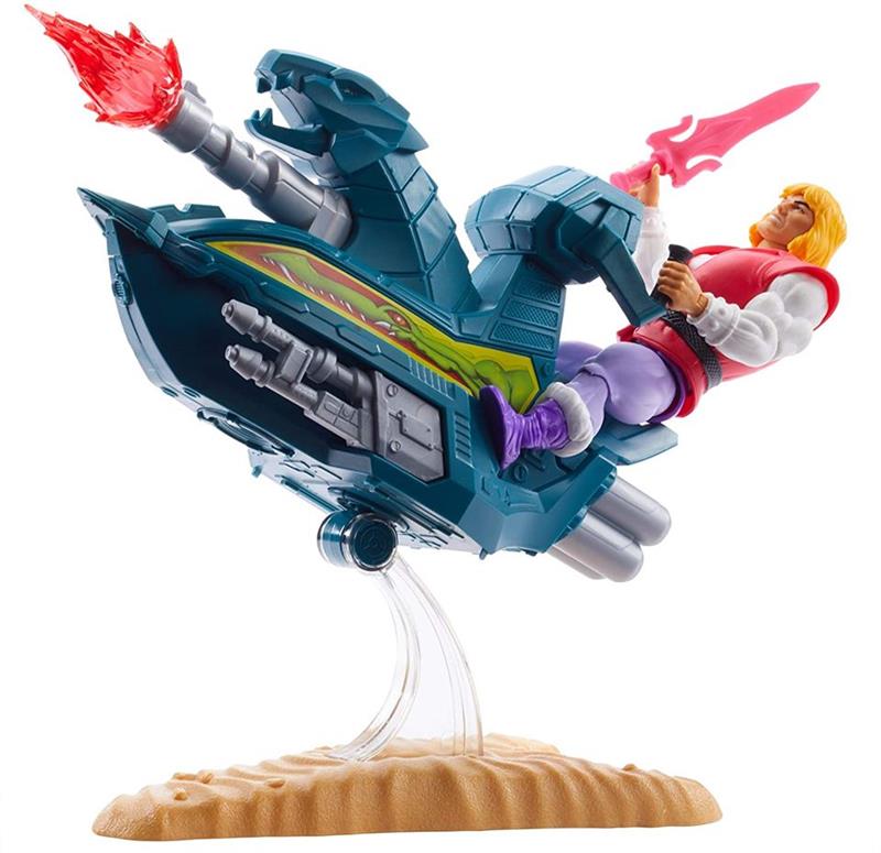 MASTERS OF THE UNIVERSE ORIGINS PRINCE ADAM WITH SKY SLED