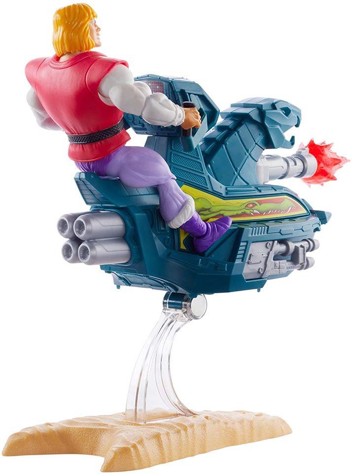 MASTERS OF THE UNIVERSE ORIGINS PRINCE ADAM WITH SKY SLED